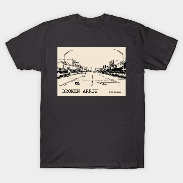 Broken Arrow Oklahoma T-Shirt by Lakeric